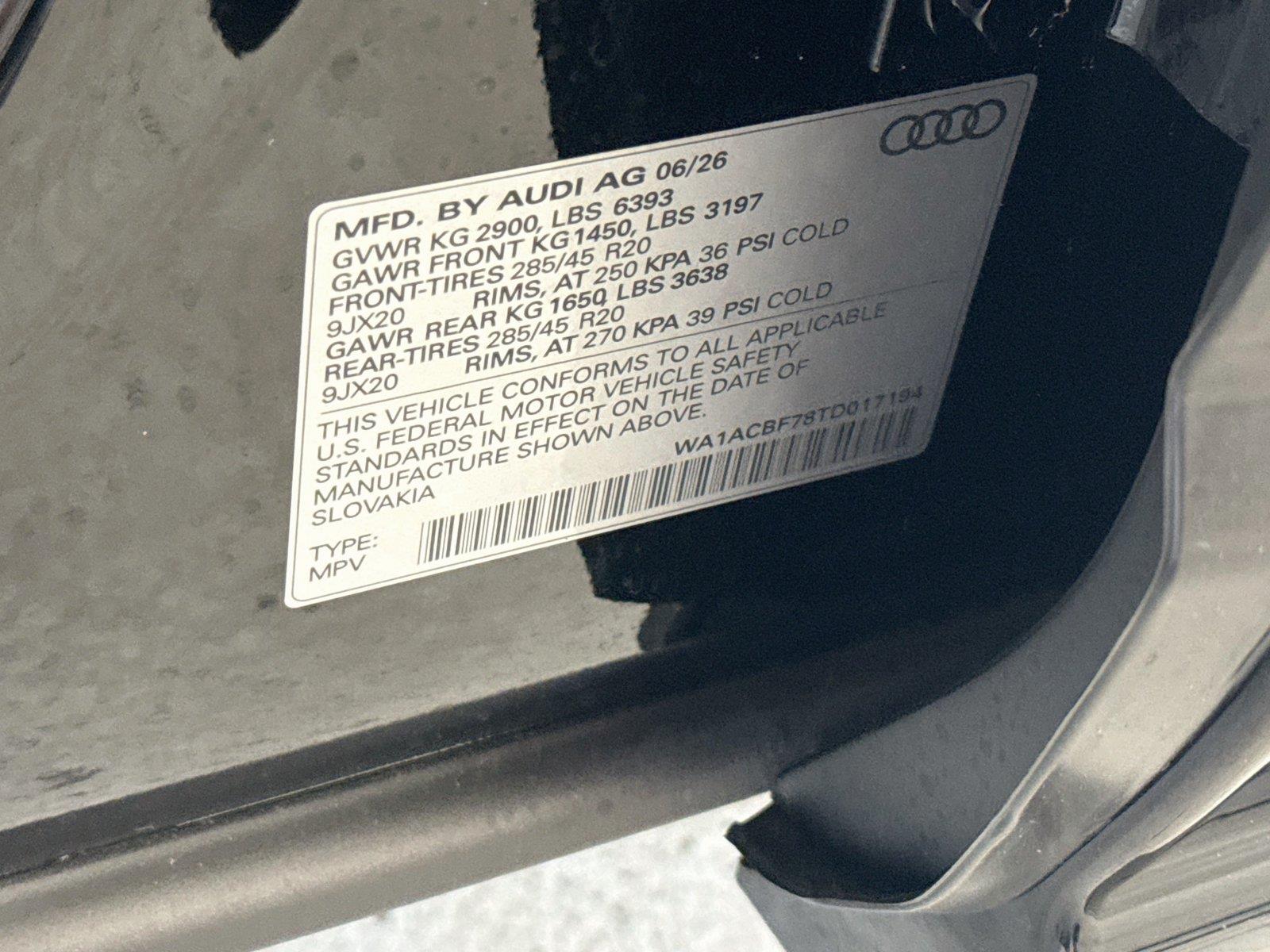 2026 Audi Q7 Premium