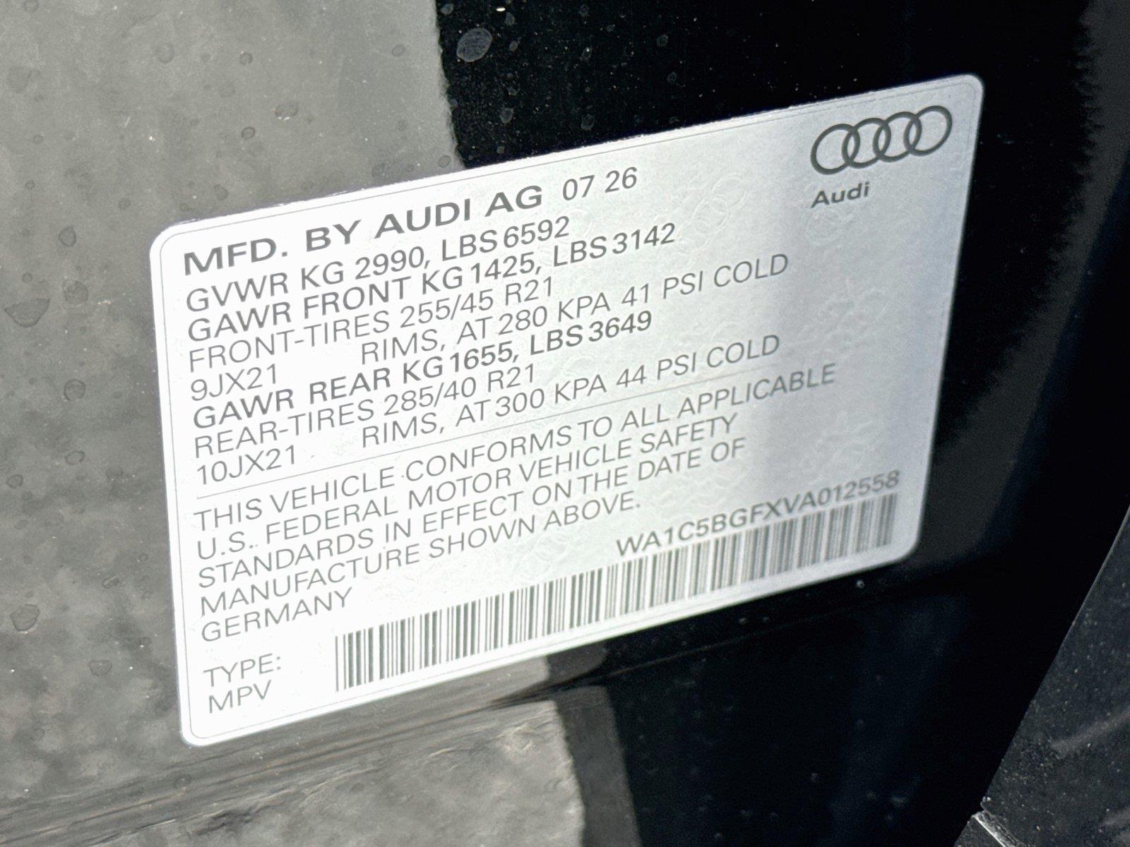 2027 AUDI SQ6 E-TRON SPOR