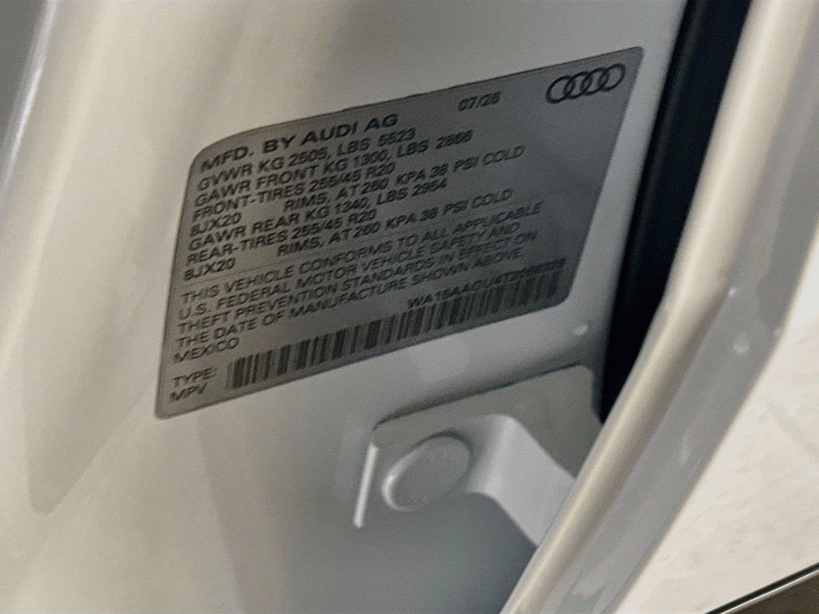 2026 Audi Q5 Premium Plus