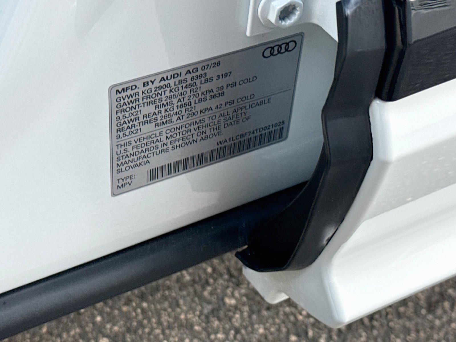 2026 Audi Q7 Premium Plus