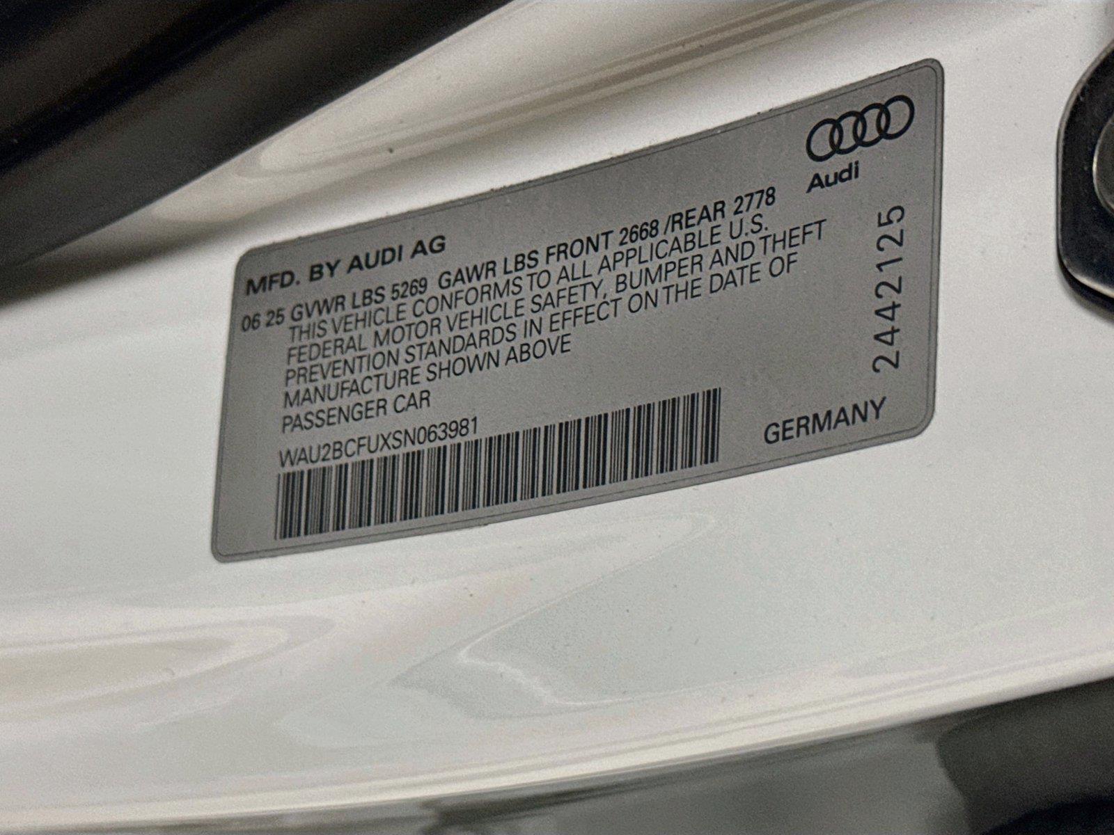 2025 Audi A5 Premium Plus