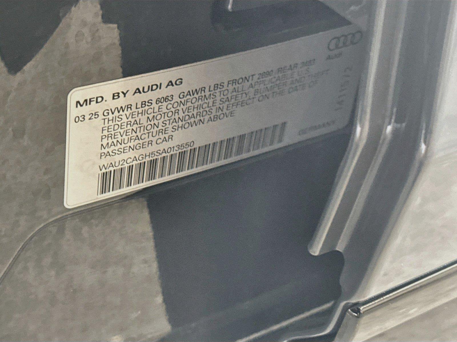 2025 Audi A6 e-tron Premium Plus