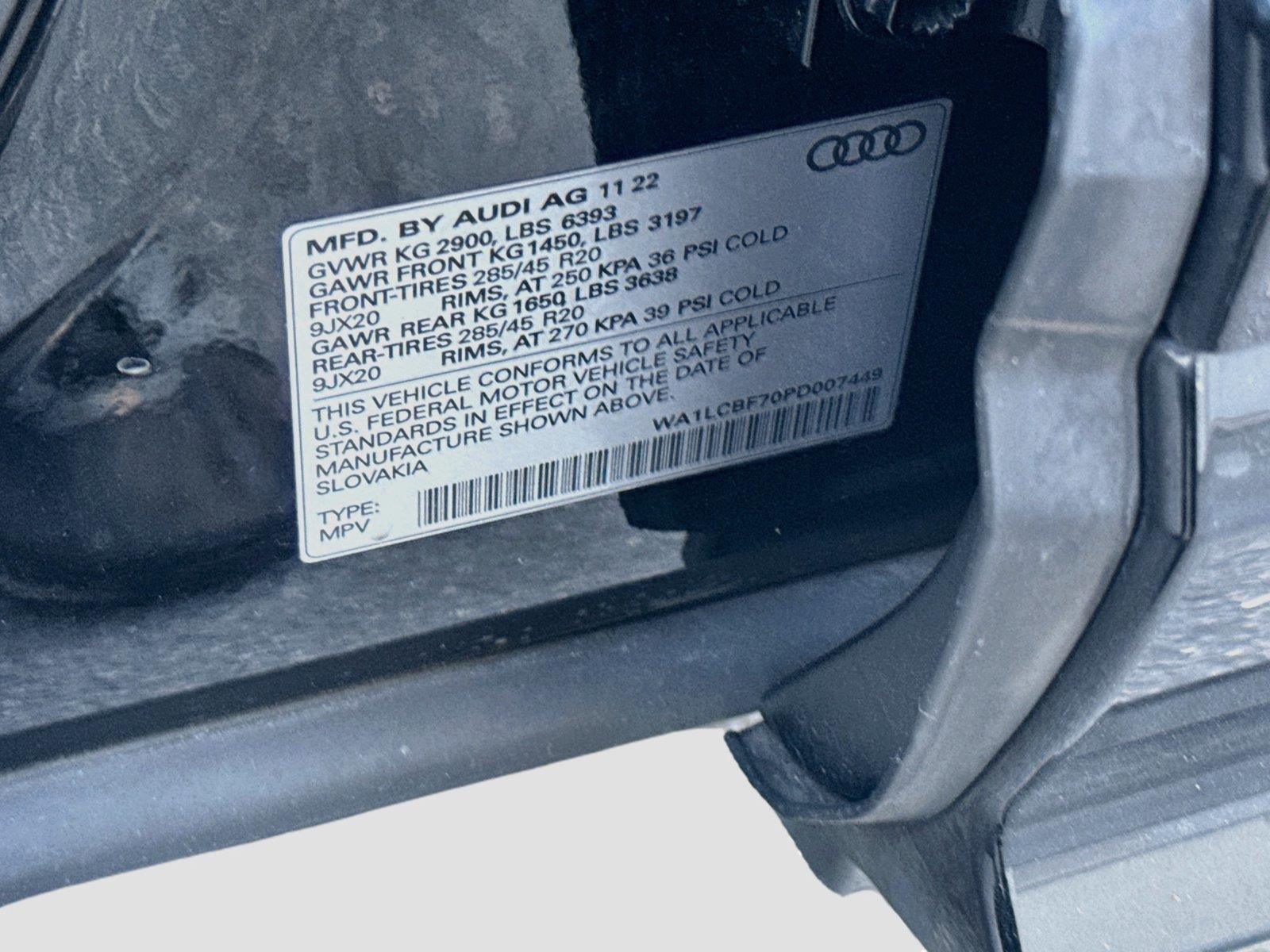 2023 Audi Q7 Premium Plus