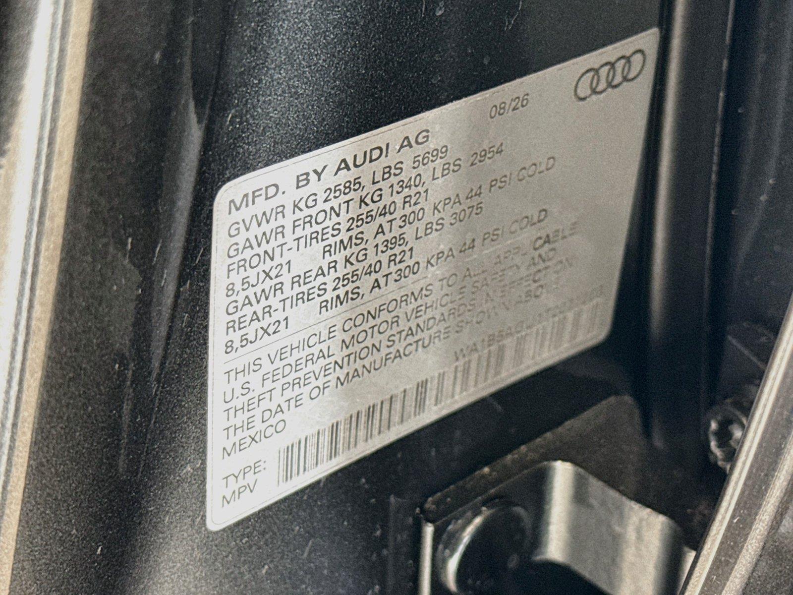 2026 Audi SQ5 Sportback Premium Plus