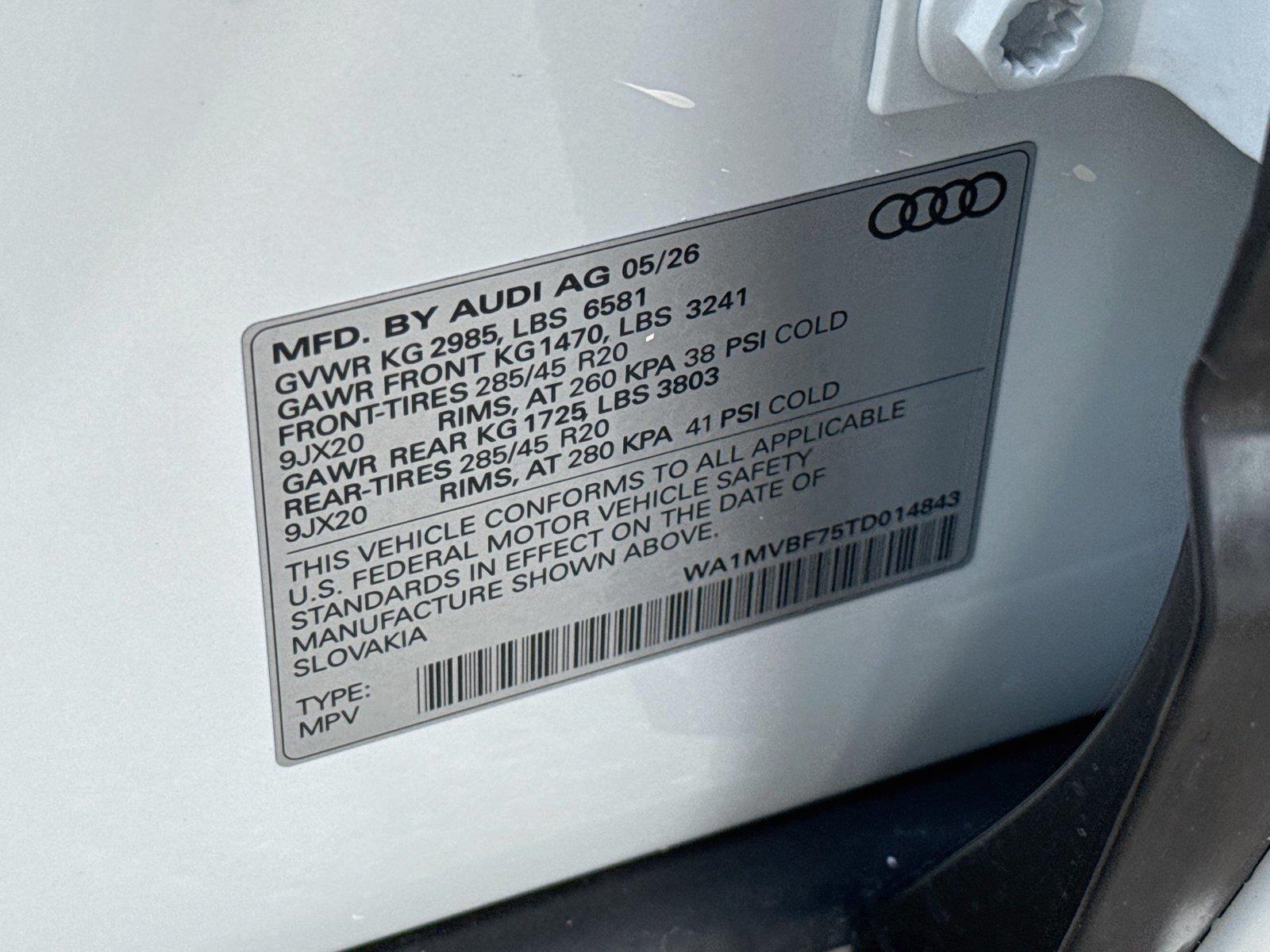 2026 Audi Q7 S line Premium Plus
