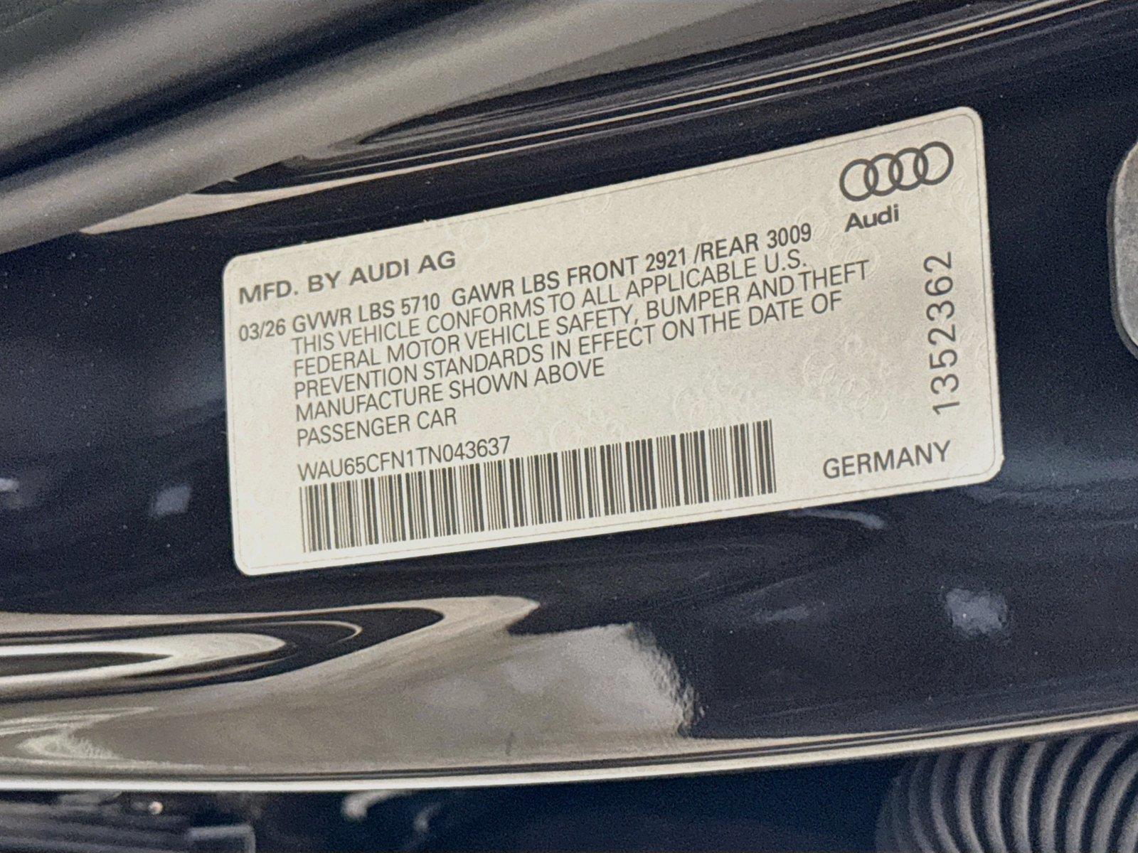 2026 Audi A6 Sedan Prestige