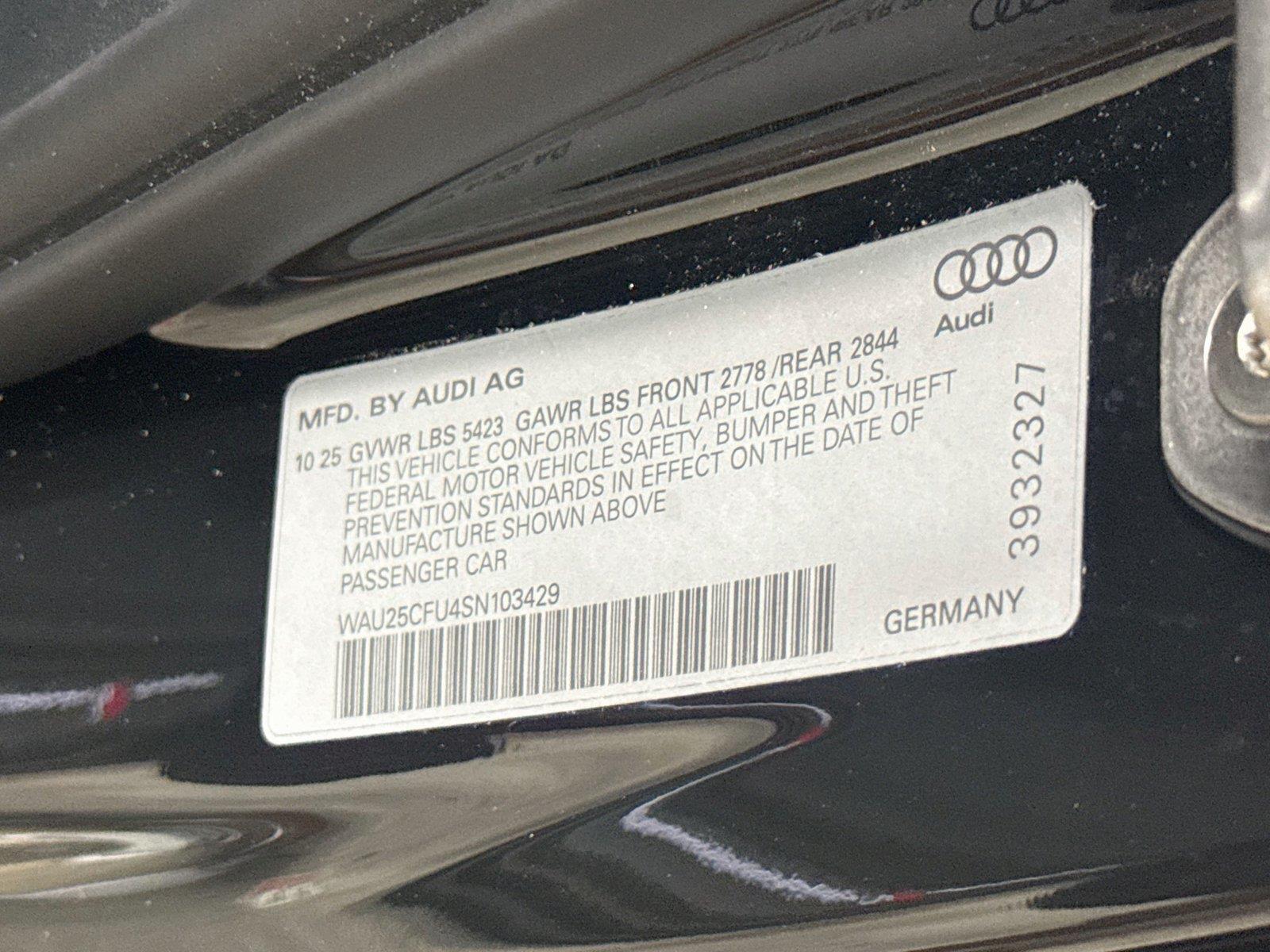 2025 Audi S5 Premium Plus