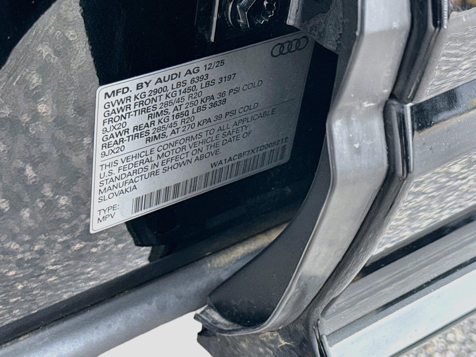 2026 Audi Q7 Premium