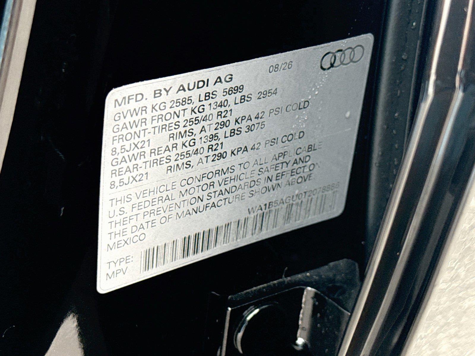2026 Audi SQ5 Sportback Premium Plus