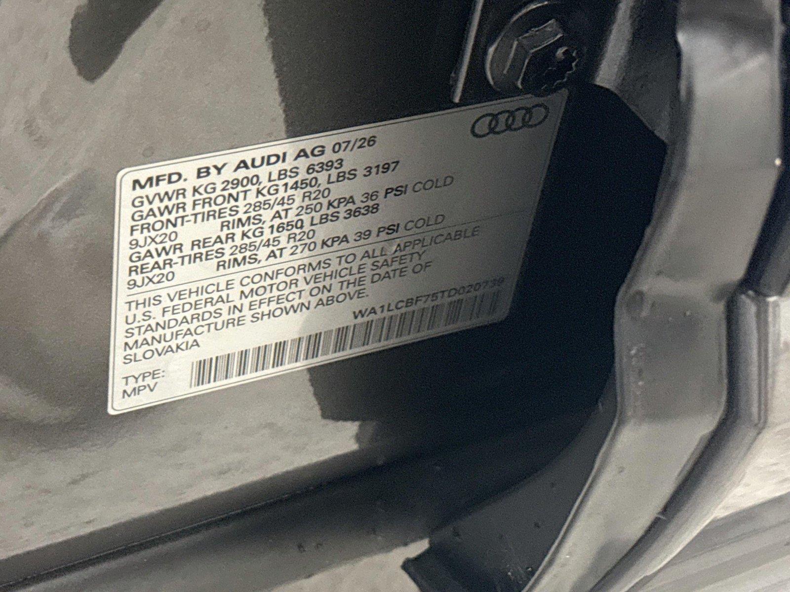 2026 Audi Q7 Premium Plus
