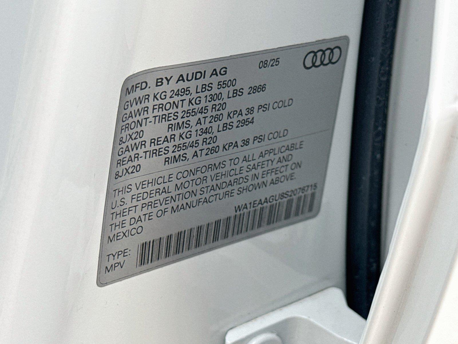 2025 Audi Q5 Sportback Premium Plus