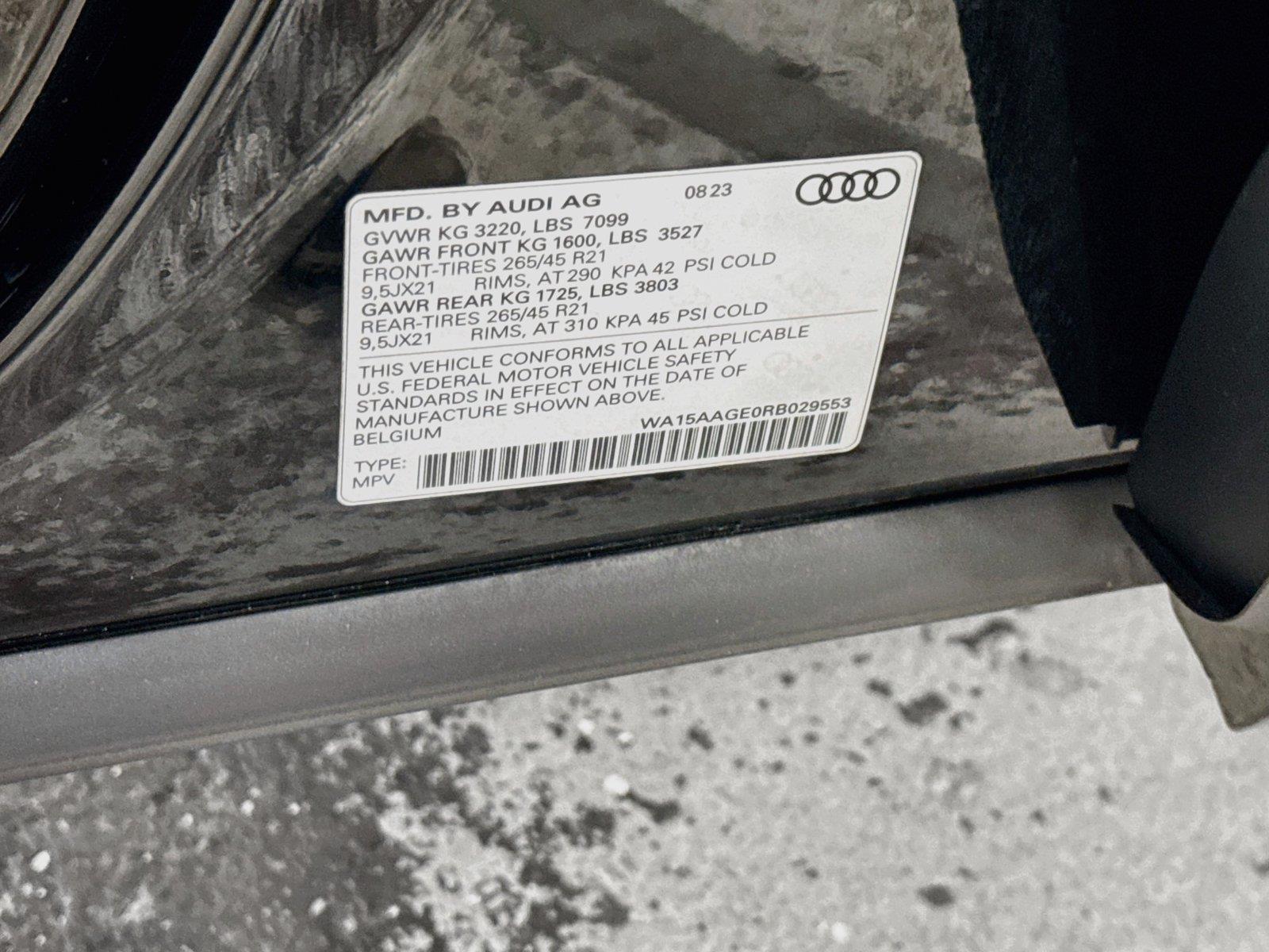2024 Audi Q8 e-tron Premium Plus