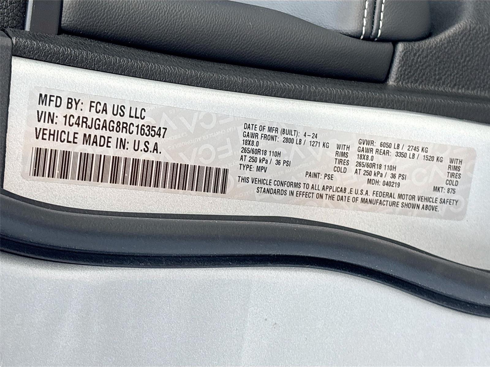 2024 Jeep Grand Cherokee Laredo X