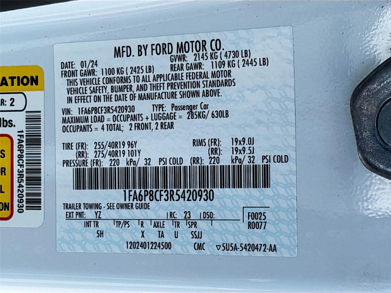 2024 Ford Mustang GT Premium