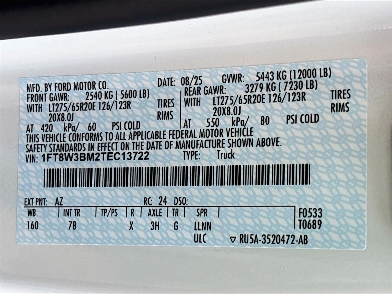 2026 Ford Super Duty F-350 SRW Platinum