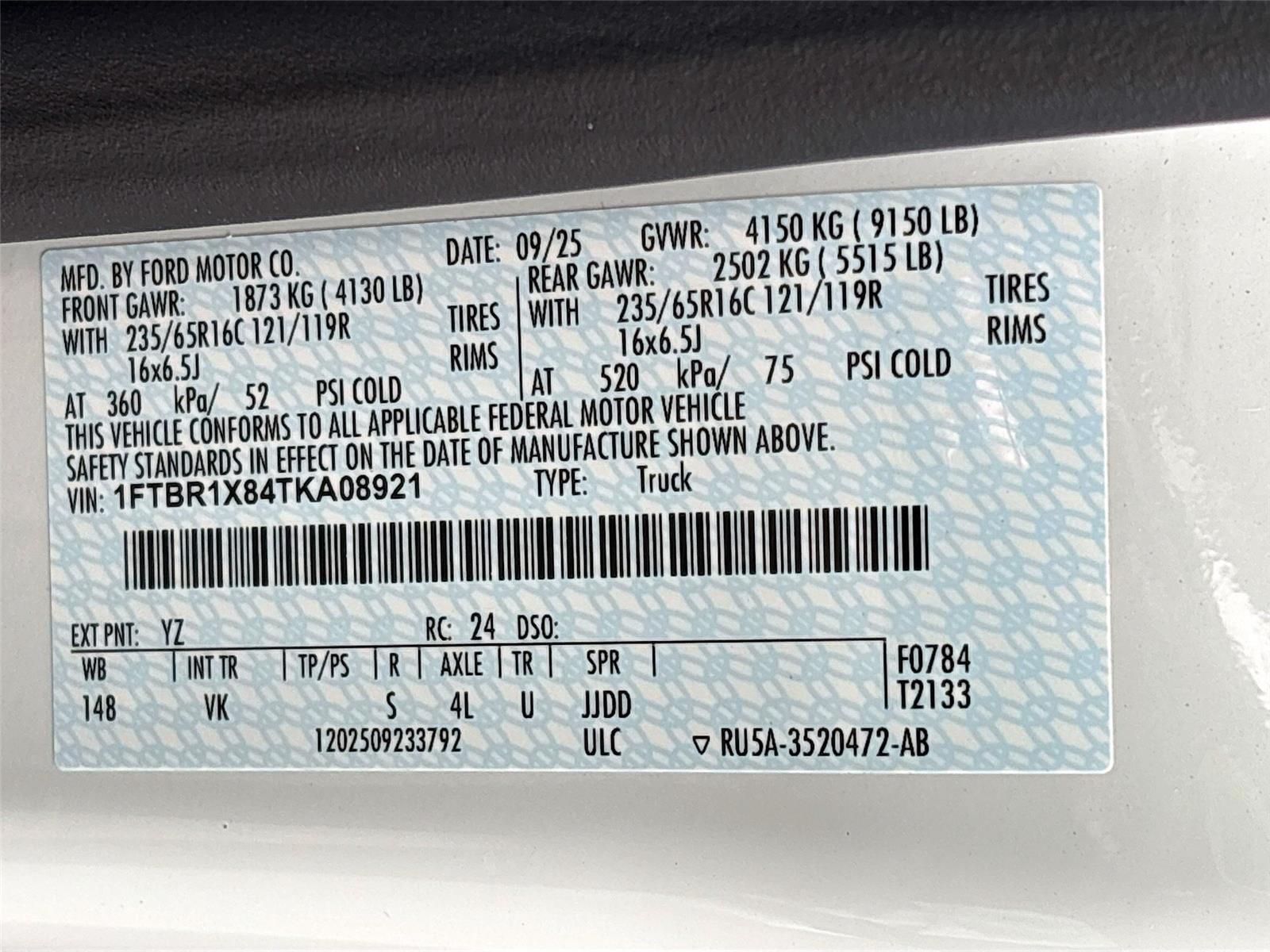 2026 Ford Transit Cargo Van