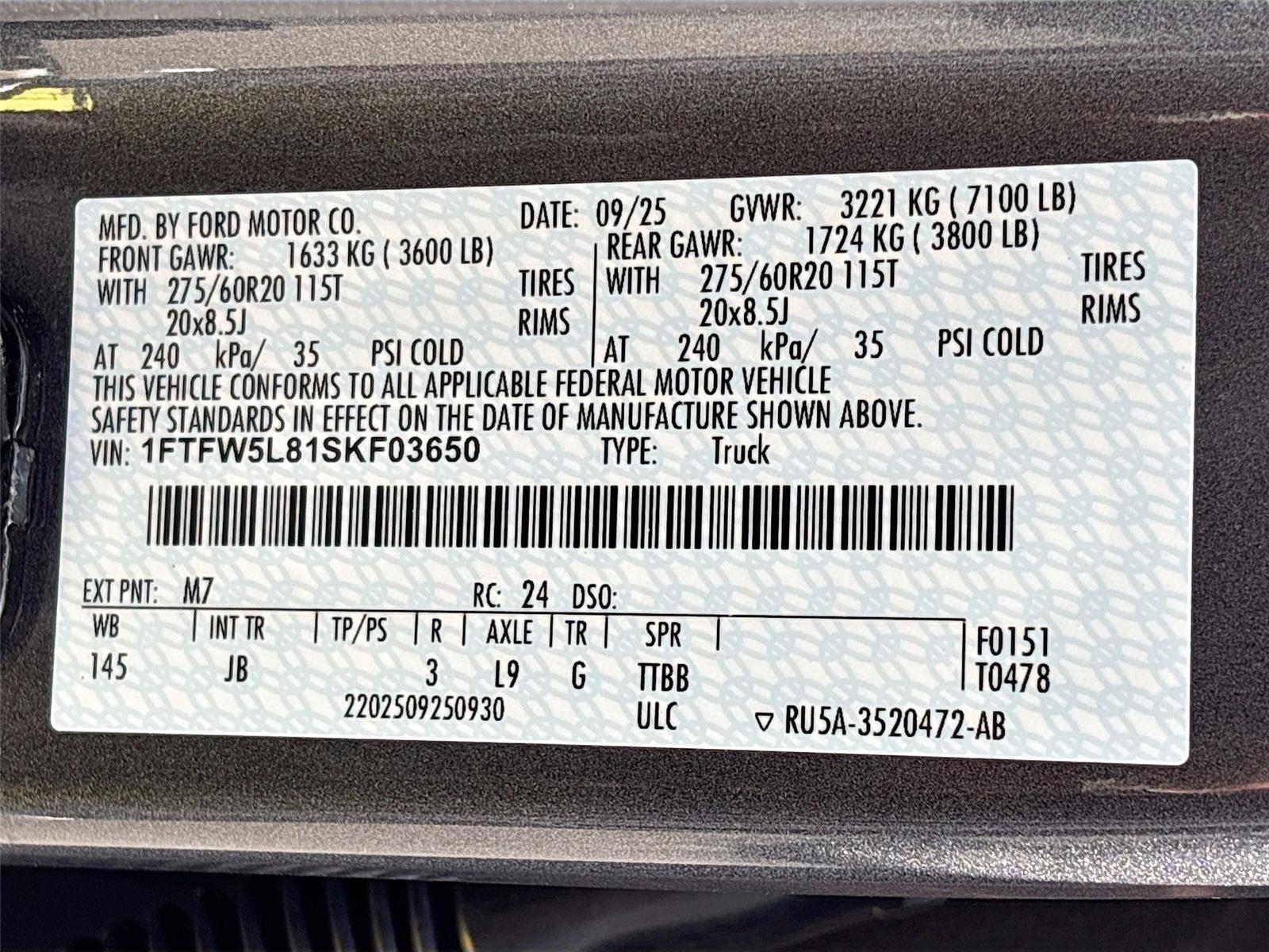 2025 Ford F-150 LARIAT