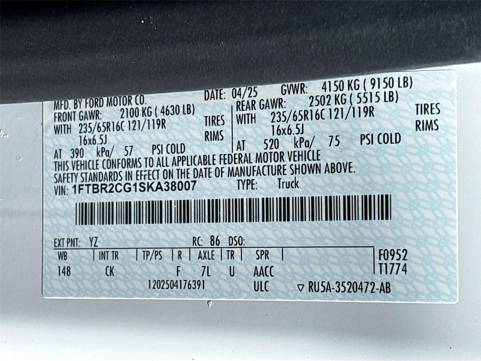 2025 Ford Transit 9 Passenger Waldoch Galaxy 9 Passenger Waldoch Galaxy