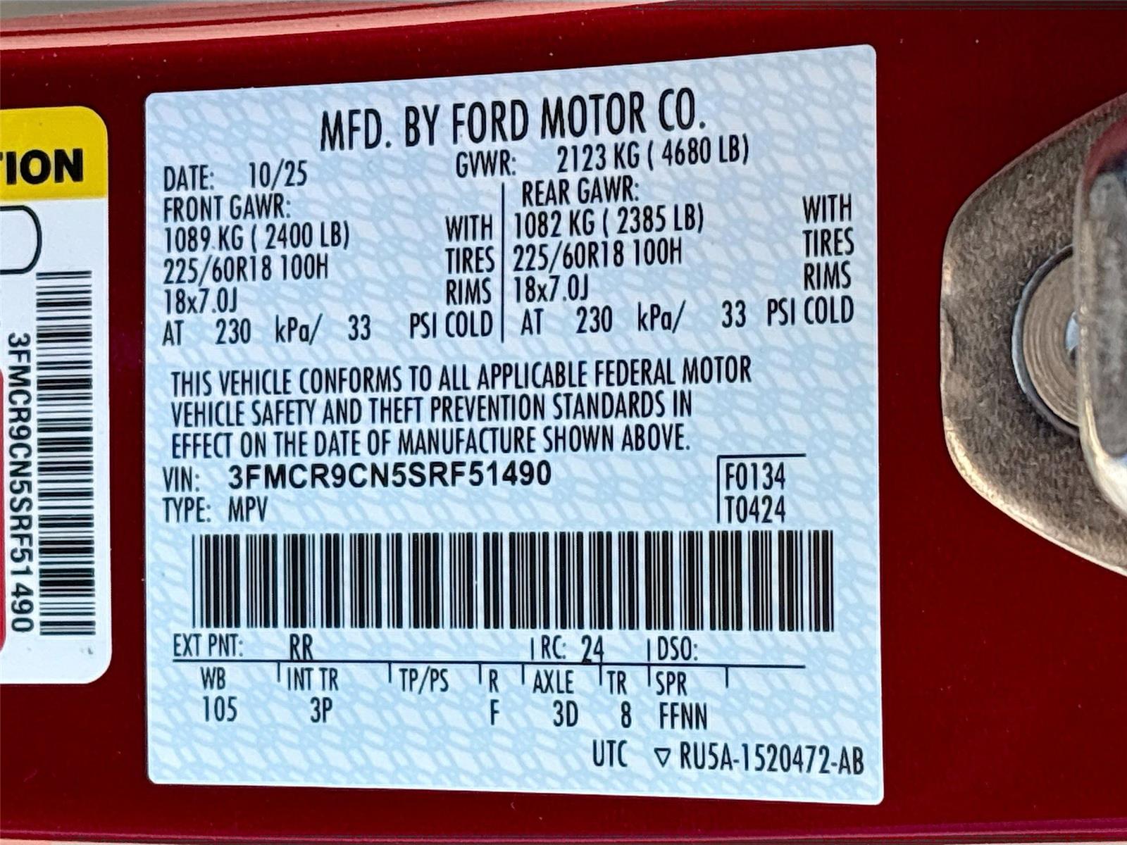 2025 Ford Bronco Sport Outer Banks