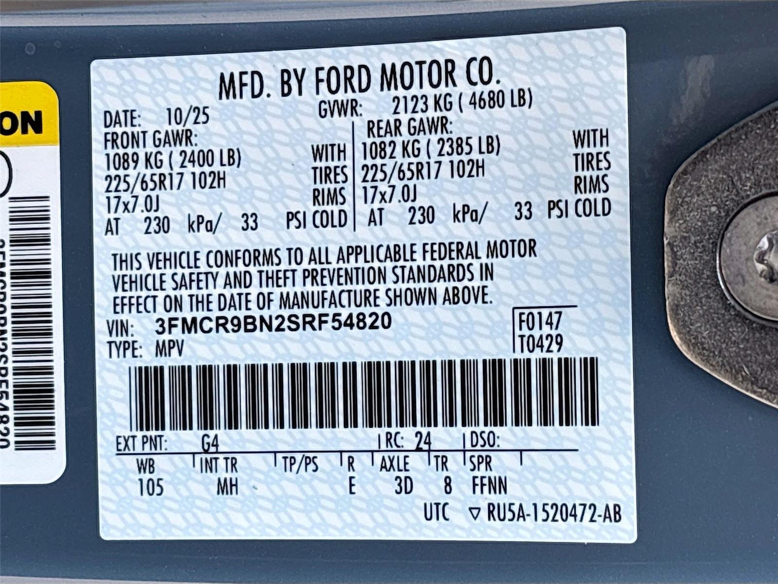 2025 Ford Bronco Sport Big Bend