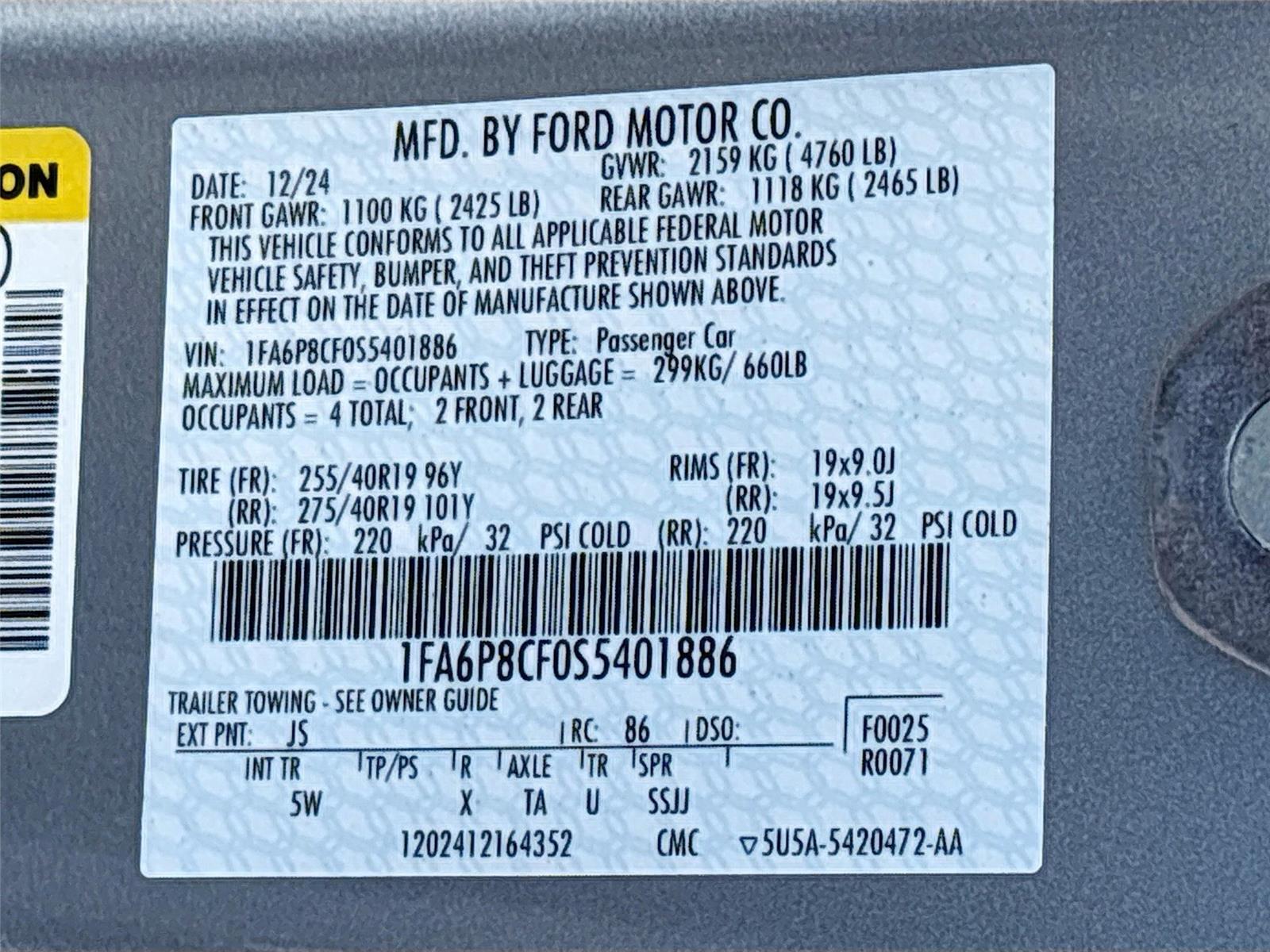 2025 Ford Mustang GT Premium