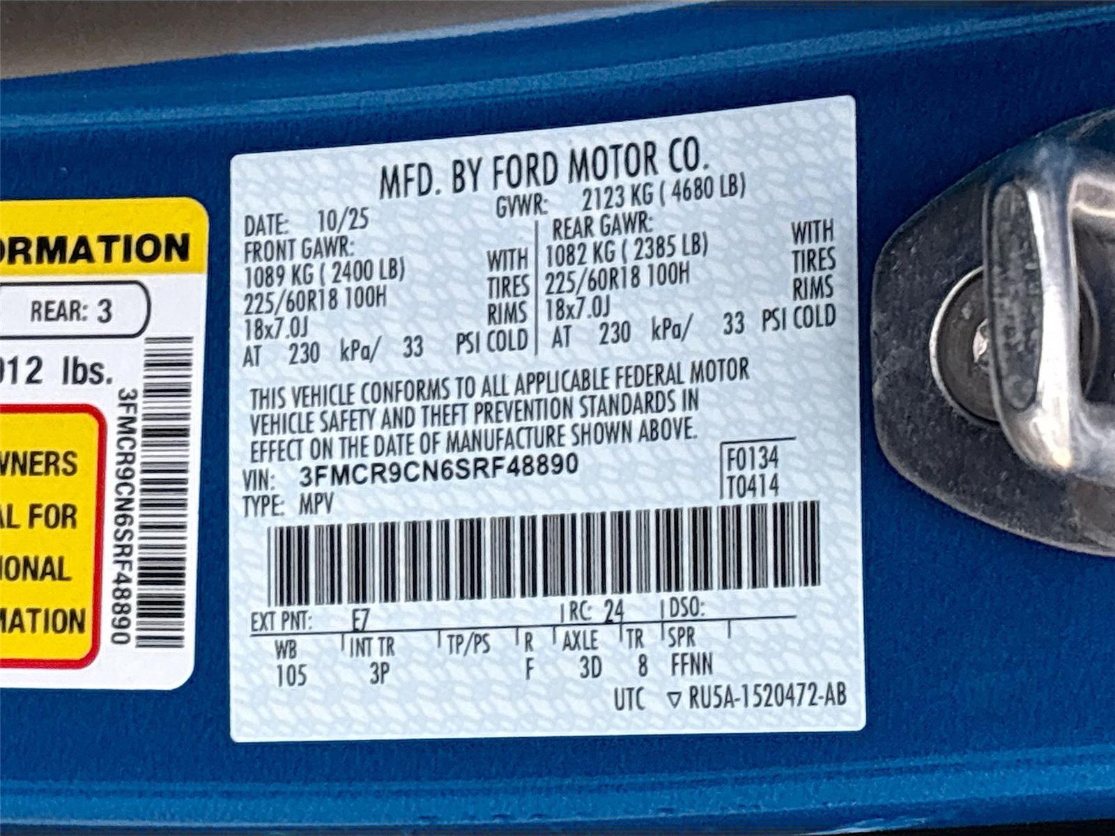 2025 Ford Bronco Sport Outer Banks