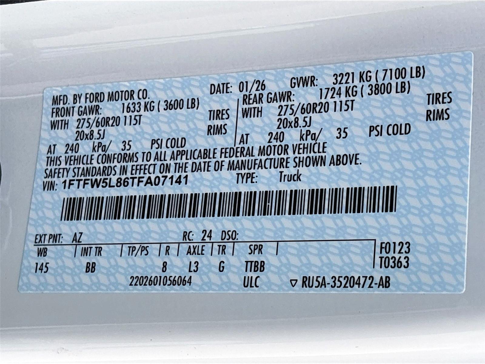 2026 Ford F-150 LARIAT