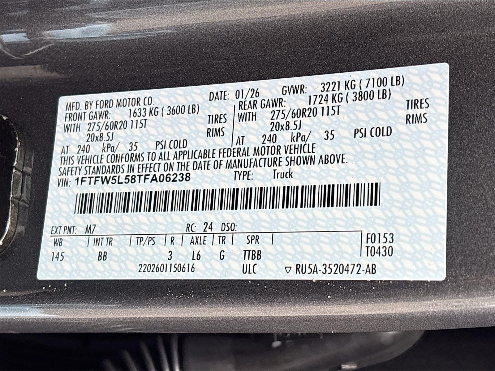 2026 Ford F-150 LARIAT