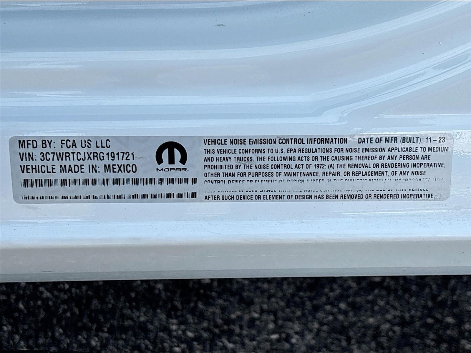 2024 Ram 3500 Chassis Cab Tradesman