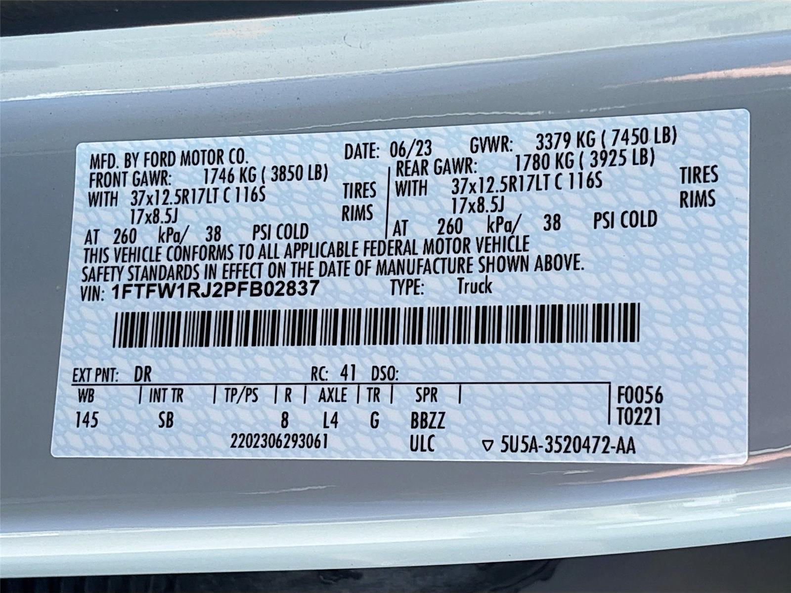 2023 Ford F-150 Raptor