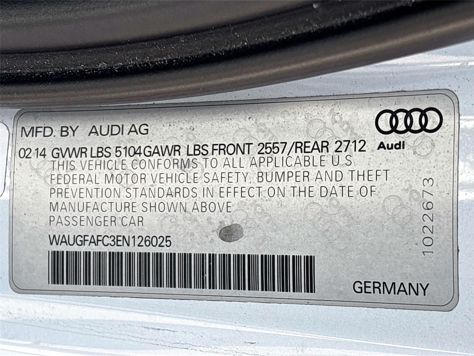 2014 Audi A6 2.0T Premium Plus
