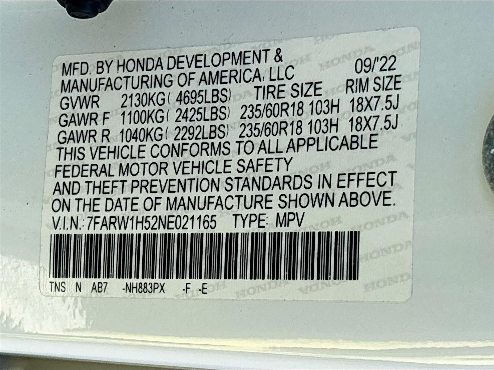 2022 Honda CR-V EX