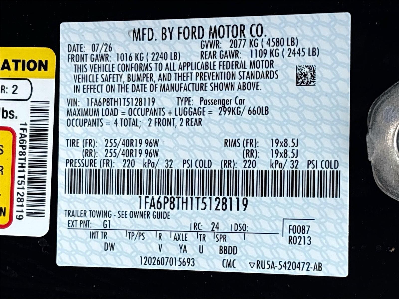 2026 Ford Mustang EcoBoost