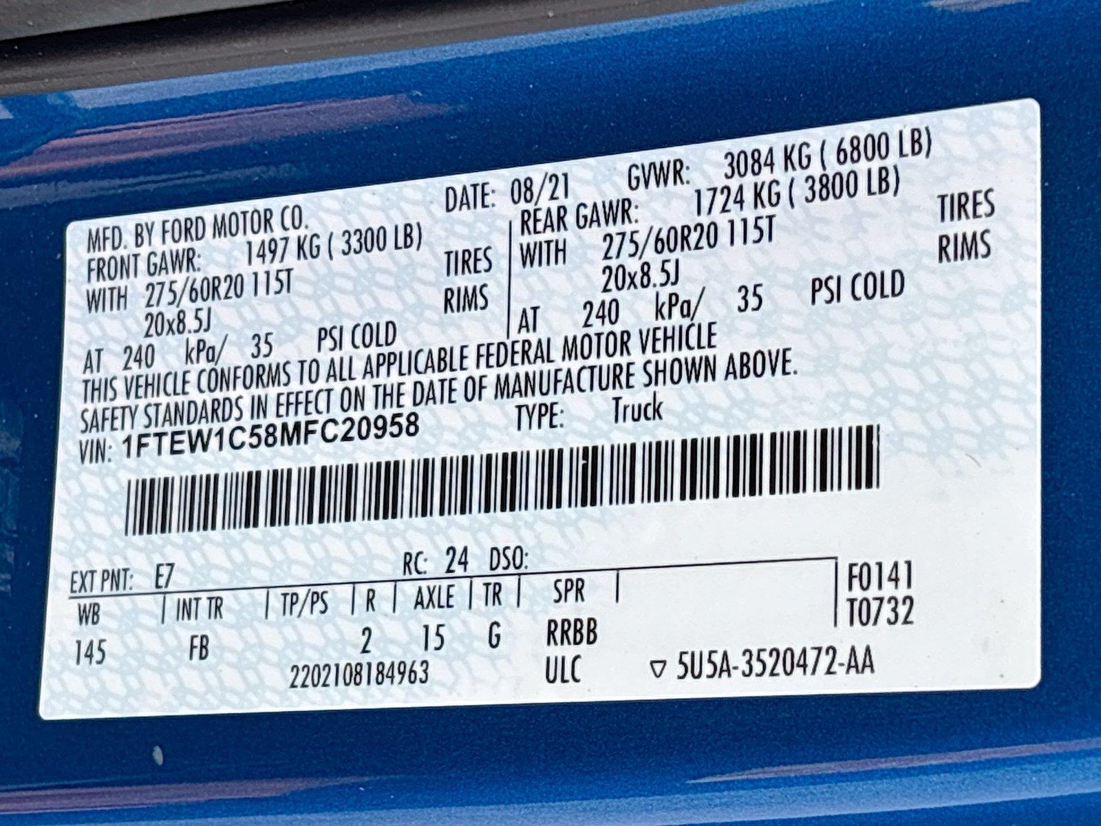 2021 Ford F-150 XLT