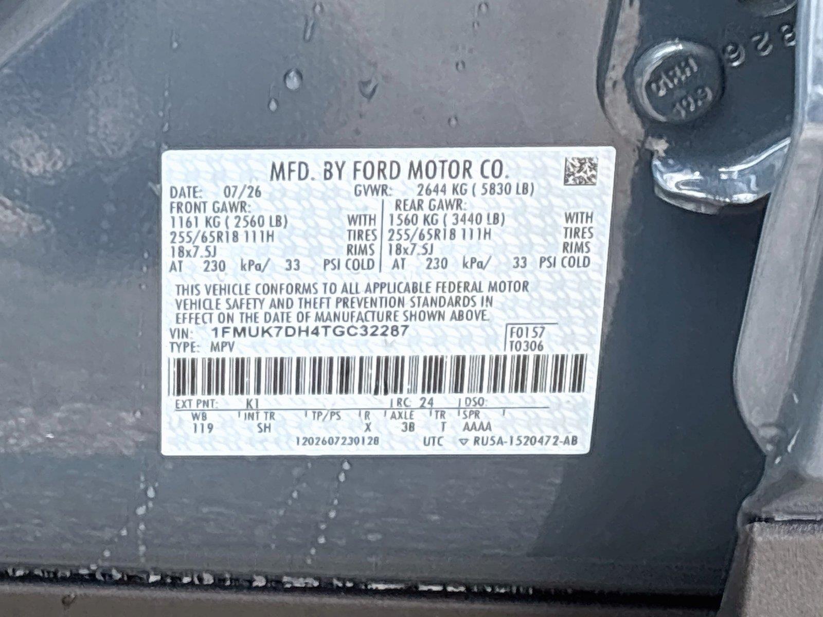 2026 Ford Explorer Active w/200A Pkg
