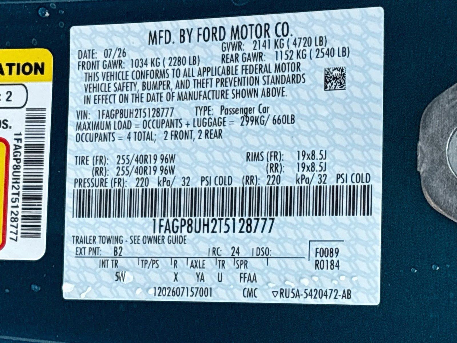 2026 Ford Mustang EcoBoost Premium