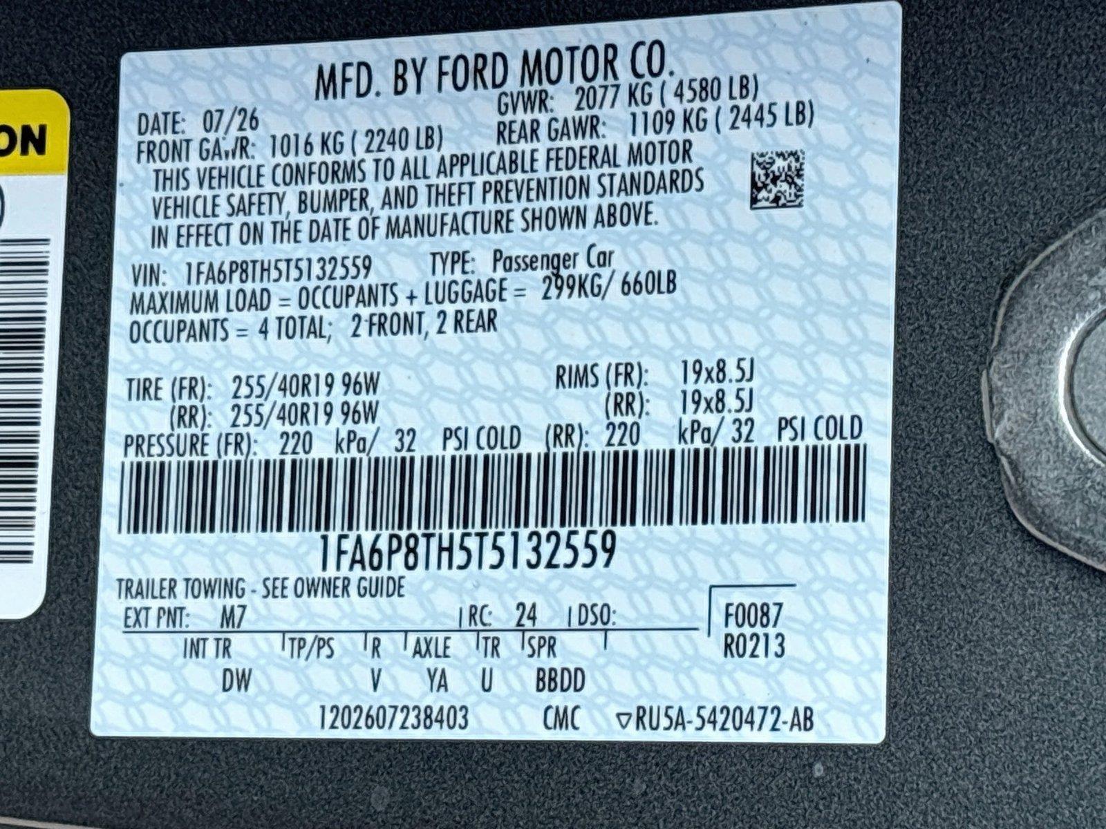 2026 Ford Mustang EcoBoost