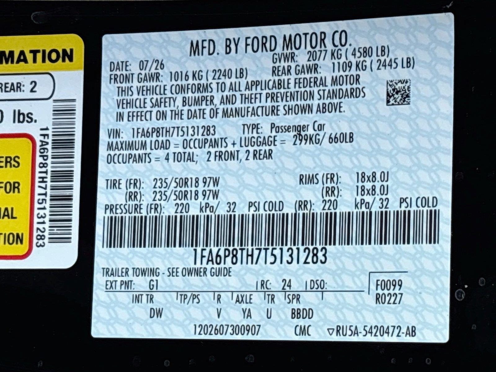 2026 Ford Mustang EcoBoost