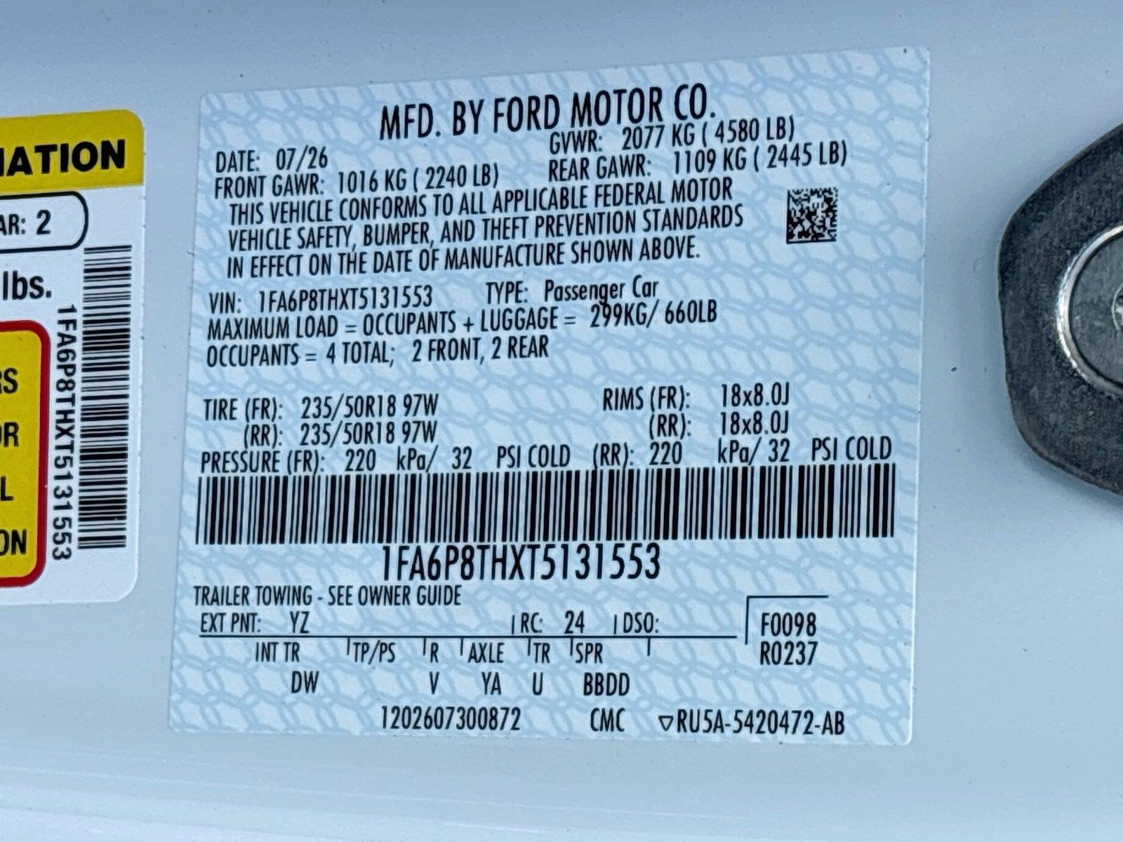 2026 Ford Mustang EcoBoost