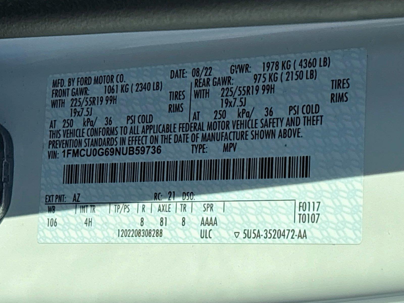2022 Ford Escape SE