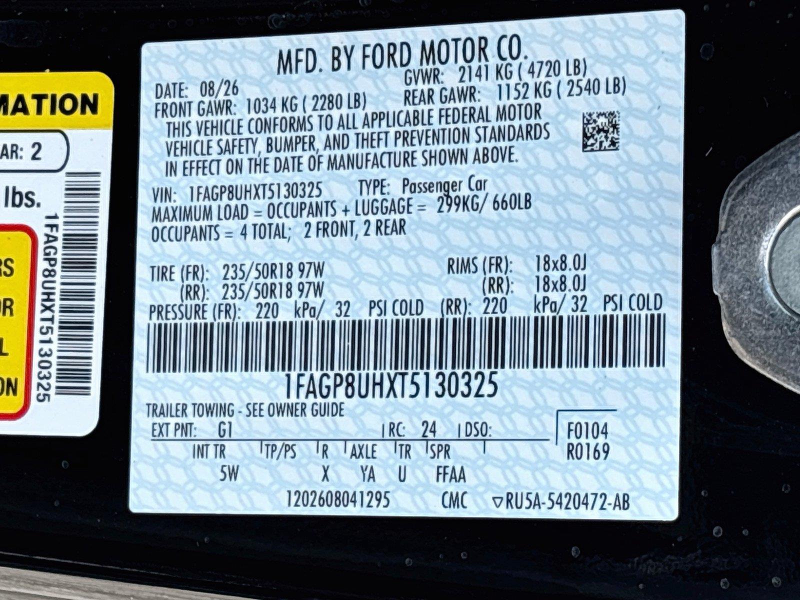 2026 Ford Mustang EcoBoost Premium