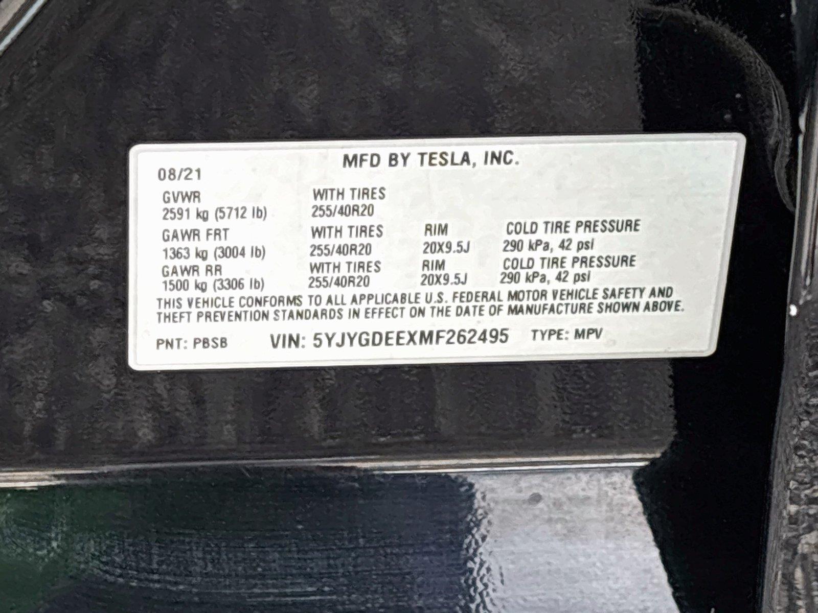 2021 Tesla Model Y Long Range