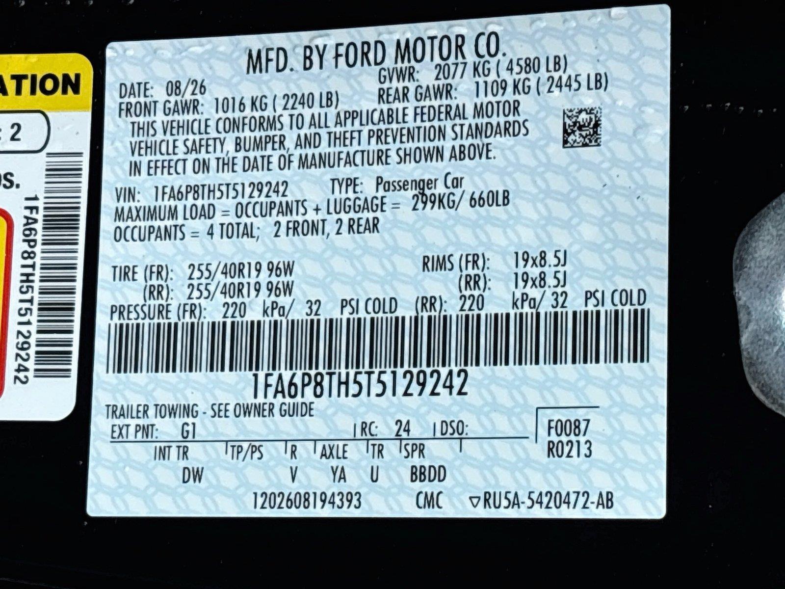 2026 Ford Mustang EcoBoost