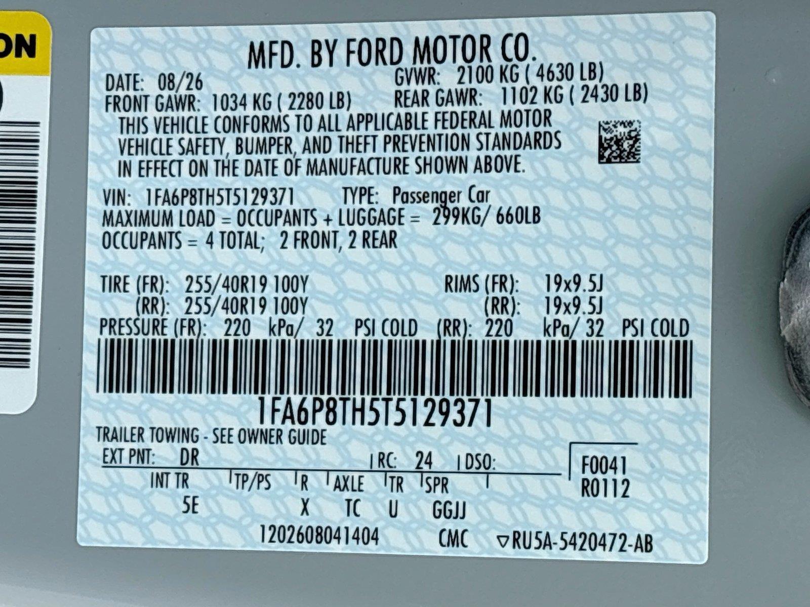 2026 Ford Mustang EcoBoost Premium