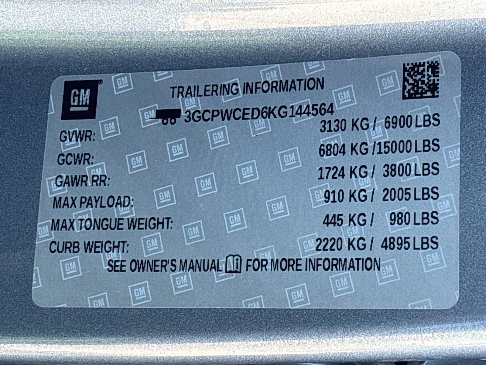 2019 Chevrolet Silverado 1500 LT