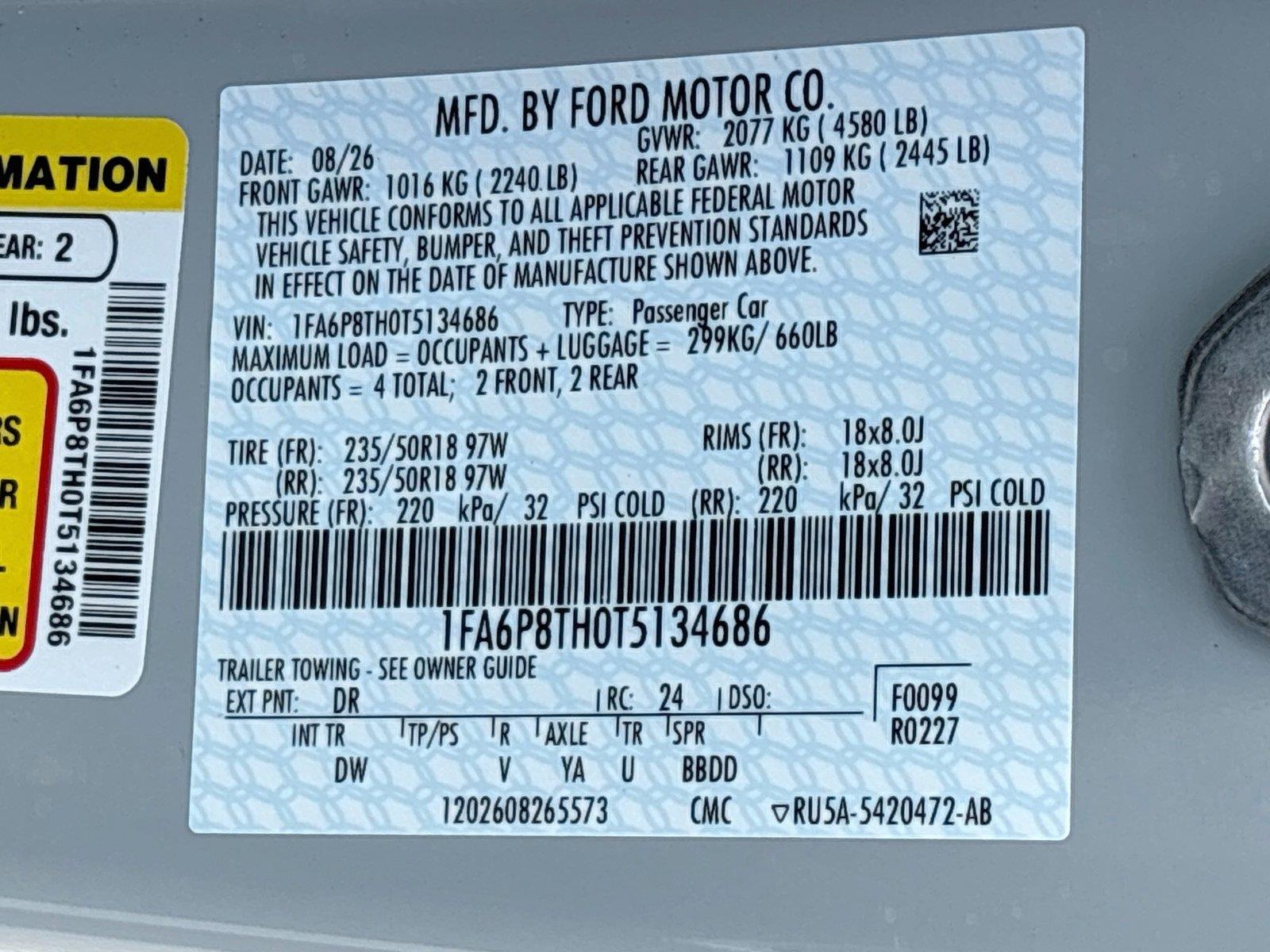 2026 Ford Mustang EcoBoost