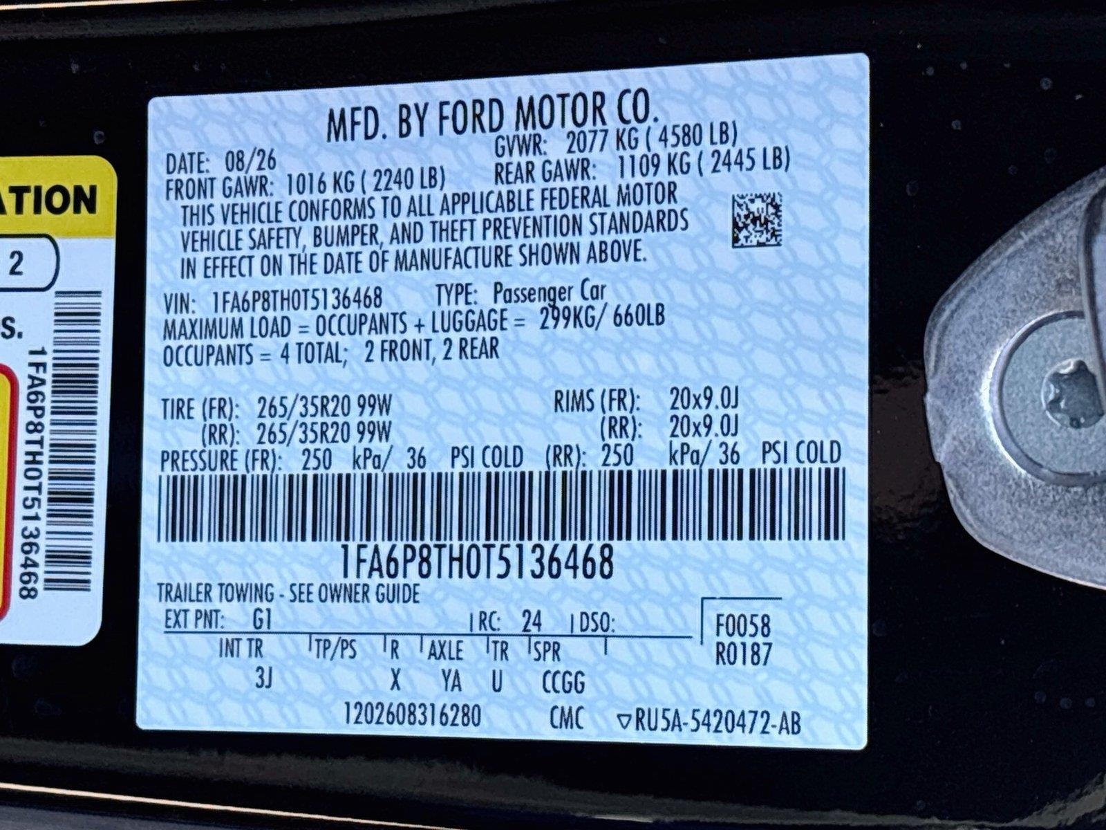 2026 Ford Mustang EcoBoost Premium