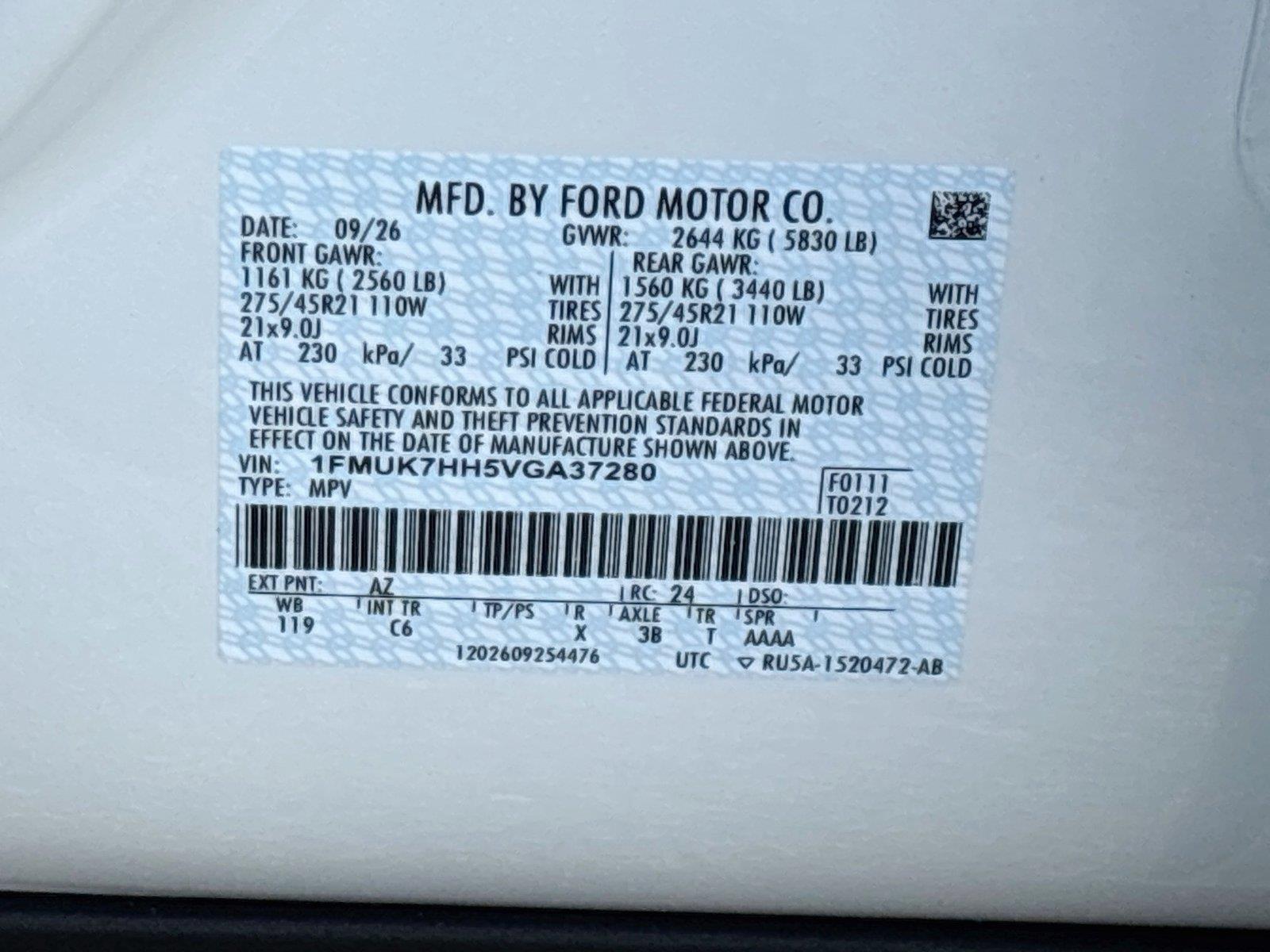 2027 Ford Explorer Platinum