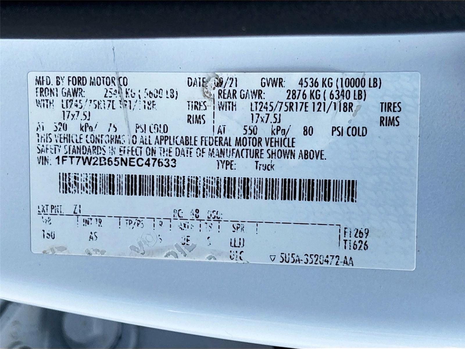 2022 Ford Super Duty F-250 SRW XL