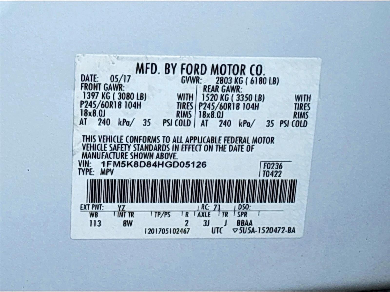 2017 Ford Explorer XLT